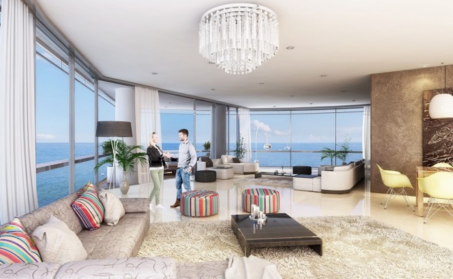 3. Ocean front model apartment